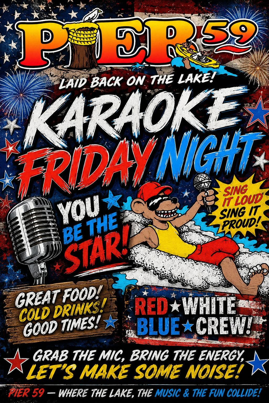 Karaoke night at Pier 59