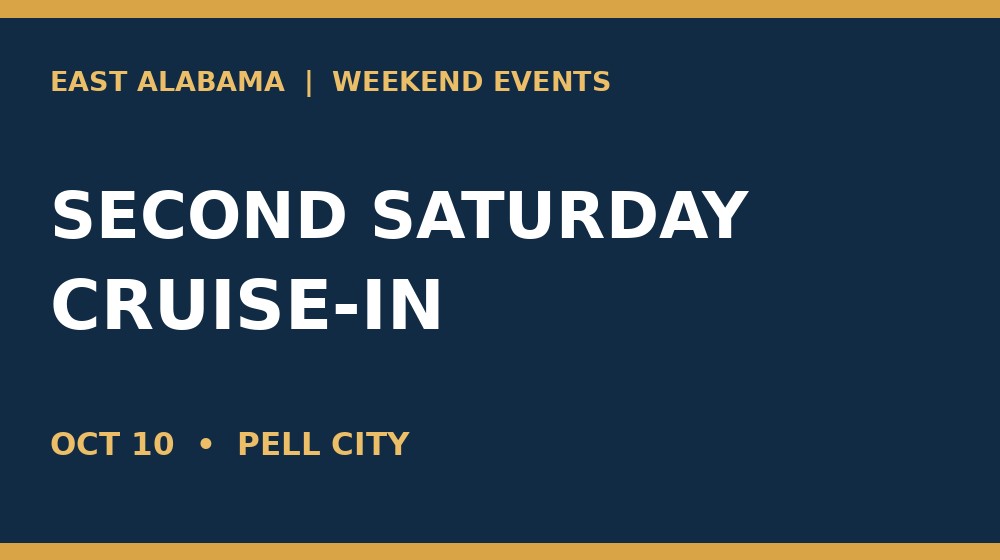 Pell City Second Saturday Cruise-In