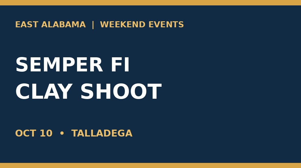 Semper Fi Clay Shoot 2026