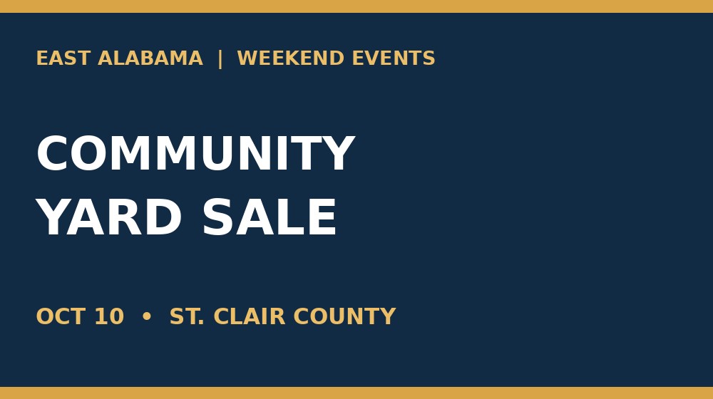 St. Clair County Community Yard Sale